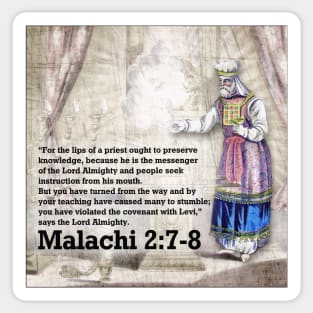 Malachi 2:7-8 Sticker